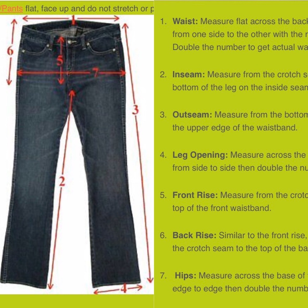 Measurements Reference